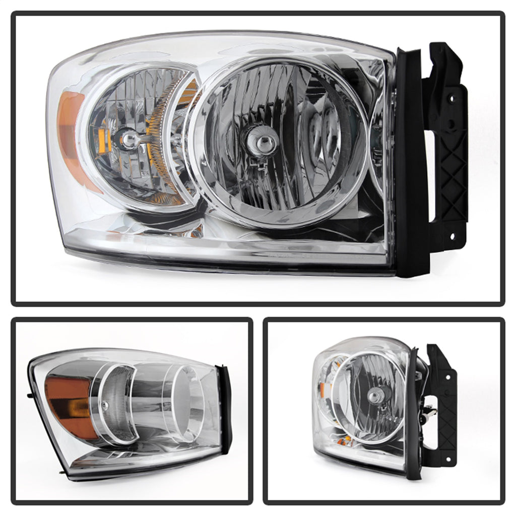 Spyder Auto 9022913 XTune Crystal Headlights Fits Ram 1500 Ram 2500 Ram 3500