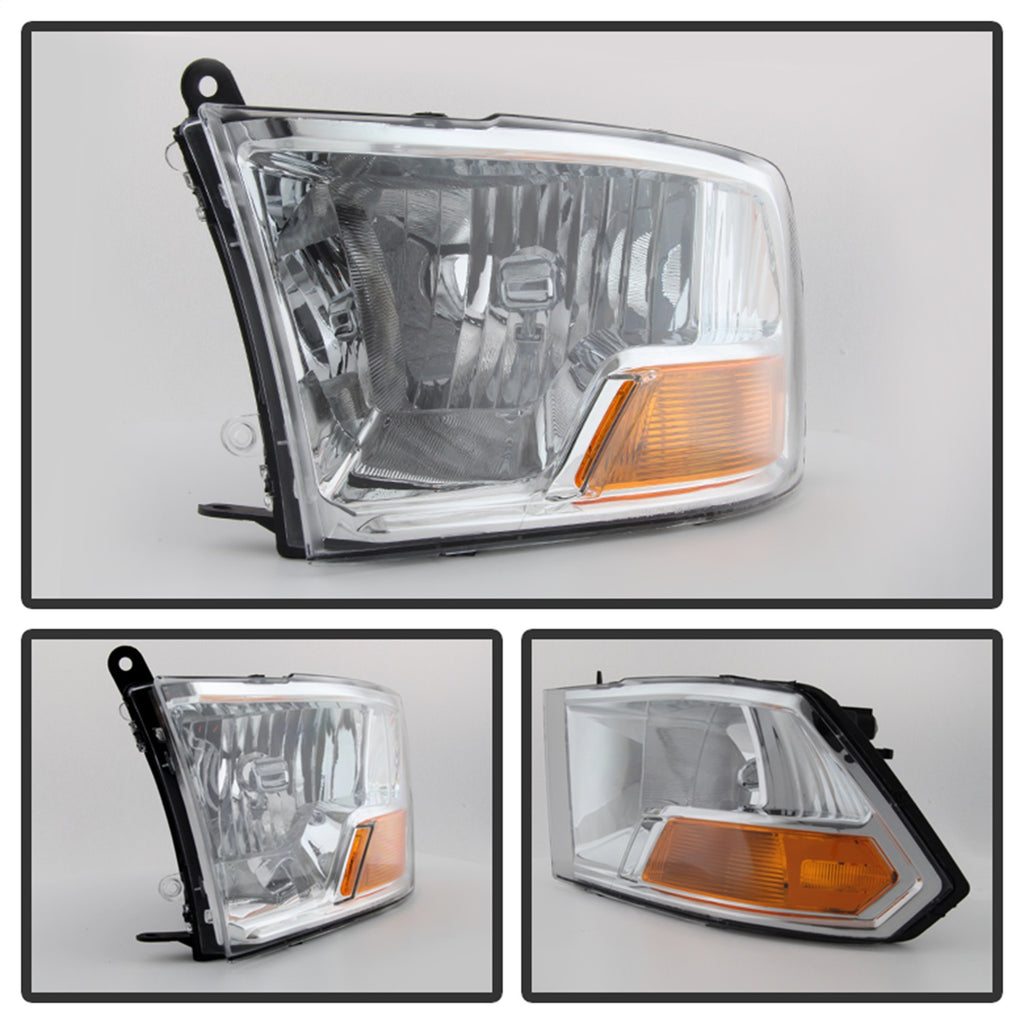 Spyder Auto 9022937 XTune Crystal Headlights Fits 09-12 1500 Ram 1500