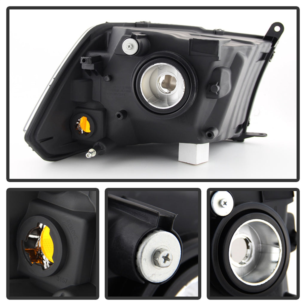 Spyder Auto 9022937 XTune Crystal Headlights Fits 09-12 1500 Ram 1500