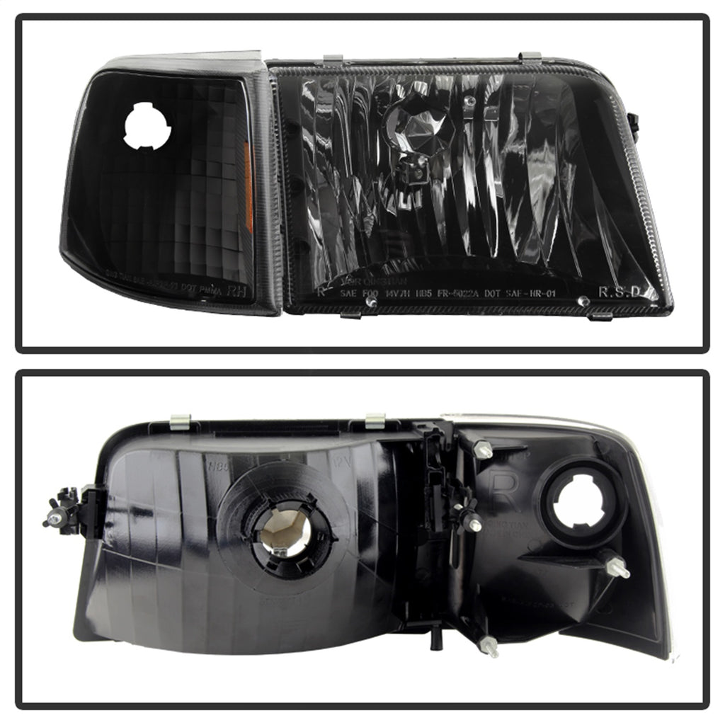 Spyder Auto 9029363 XTune Crystal Headlights Fits 93-97 Ranger