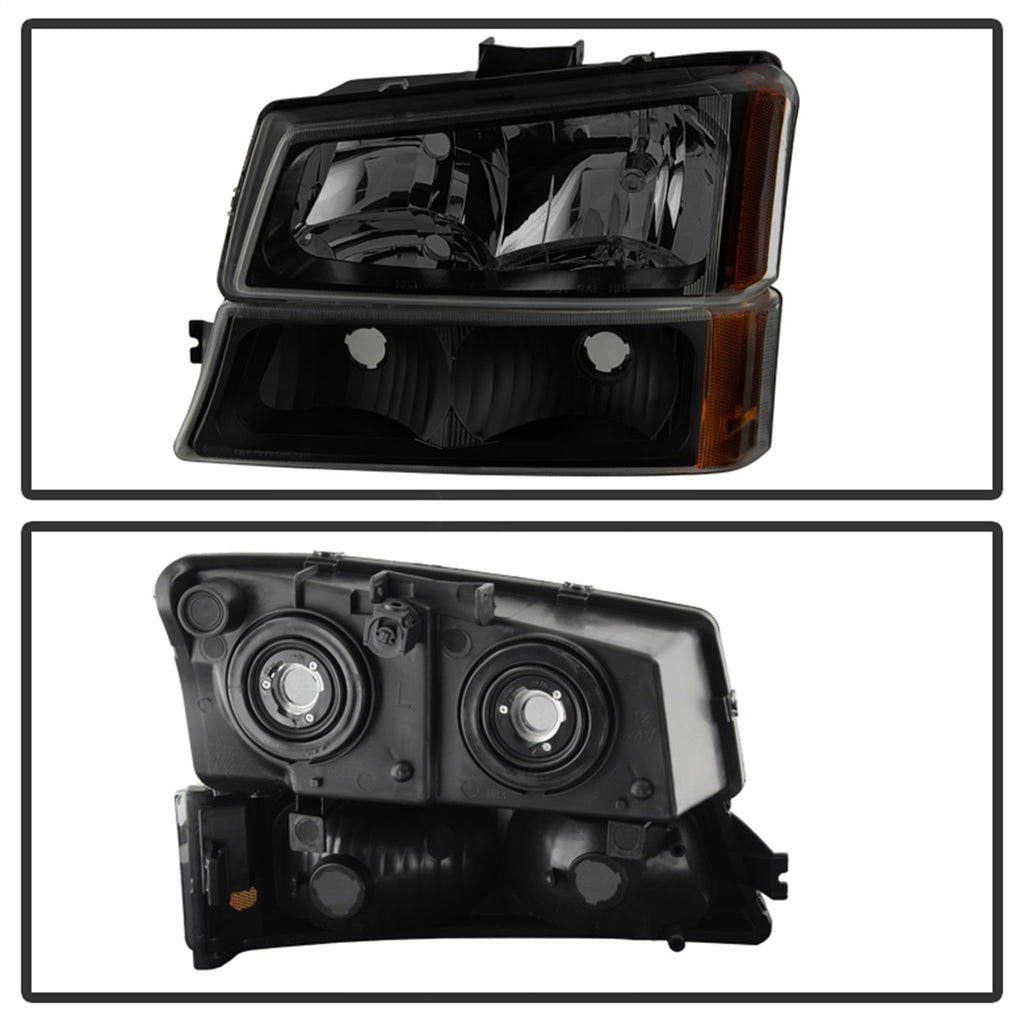 Spyder Auto 9030253 XTune Crystal Headlights/Bumper Lights