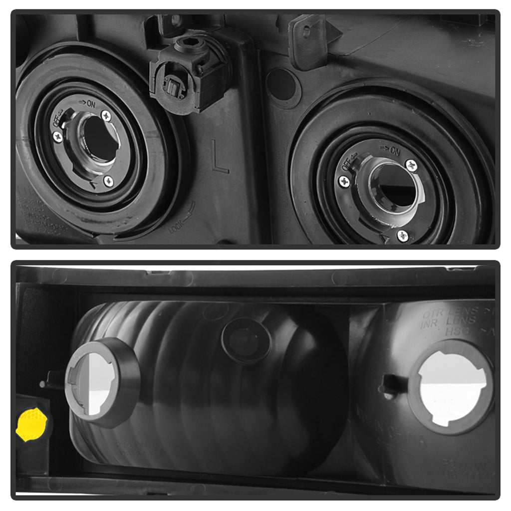 Spyder Auto 9030253 XTune Crystal Headlights/Bumper Lights