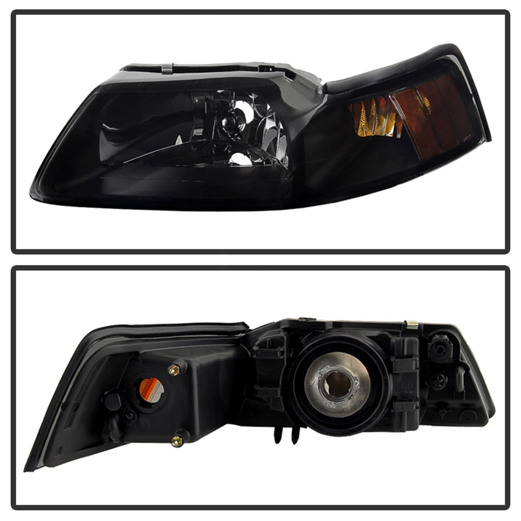 Spyder Auto 9030345 XTune Headlights Fits 99-04 Mustang