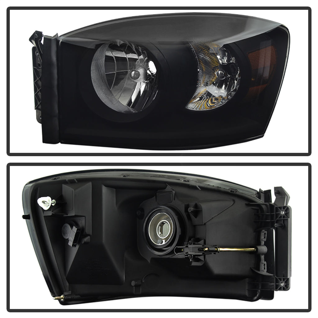 Spyder Auto 9030369 XTune Crystal Headlights Fits Ram 1500 Ram 2500 Ram 3500