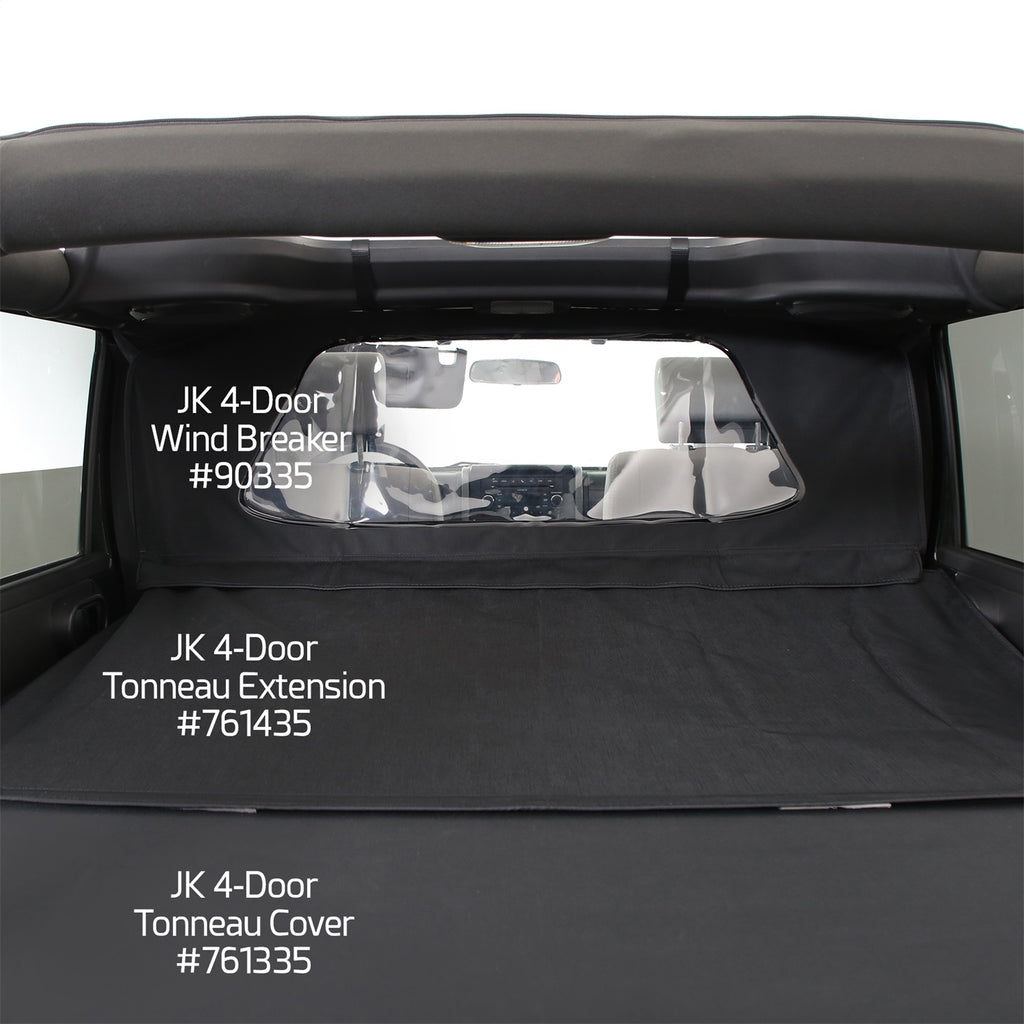 Smittybilt 90335 Outback Wind Breaker Fits 07-18 Wrangler (JK)