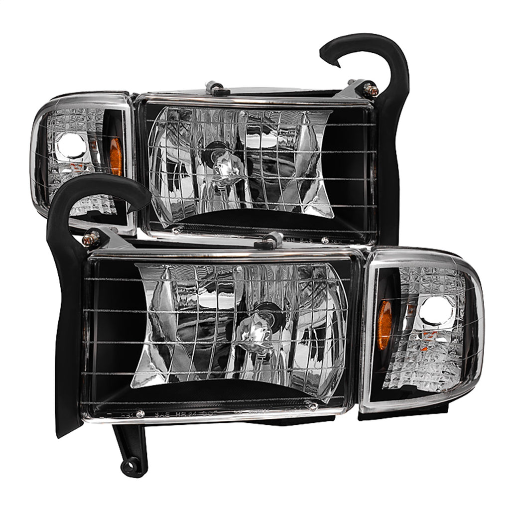 Spyder Auto 9034299 XTune Headlights Fits 94-02 Ram 1500 Ram 2500 Ram 3500