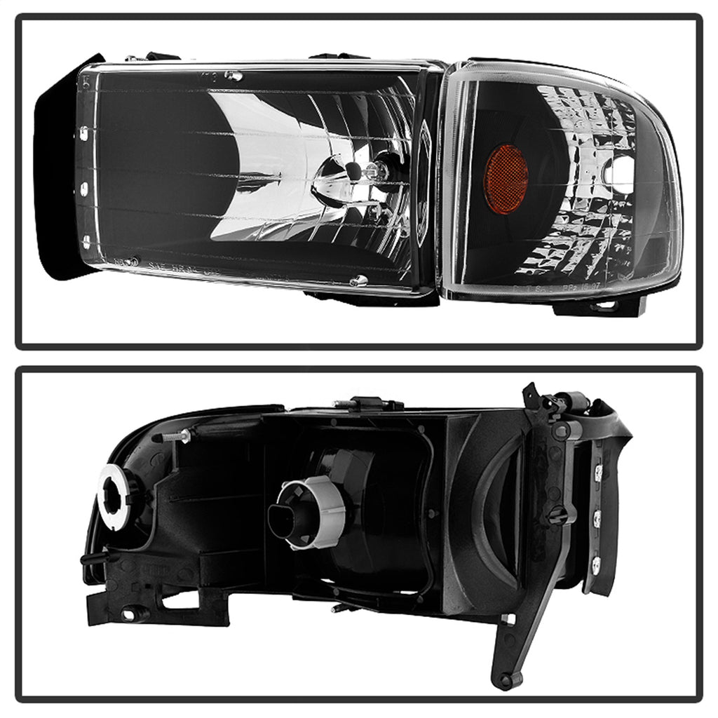 Spyder Auto 9034299 XTune Headlights Fits 94-02 Ram 1500 Ram 2500 Ram 3500
