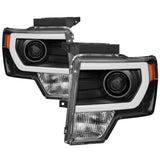 Spyder Auto 9037252 XTune DRL Light Bar Projector Headlights Fits 09-14 F-150