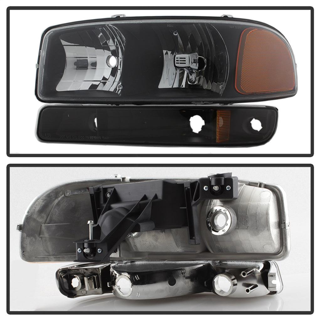 Spyder Auto 9037474 XTune Crystal Headlights/Bumper Lights