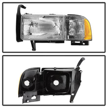 Load image into Gallery viewer, Spyder Auto 9038174 XTune Headlight Fits 94-02 Ram 1500 Ram 2500 Ram 3500