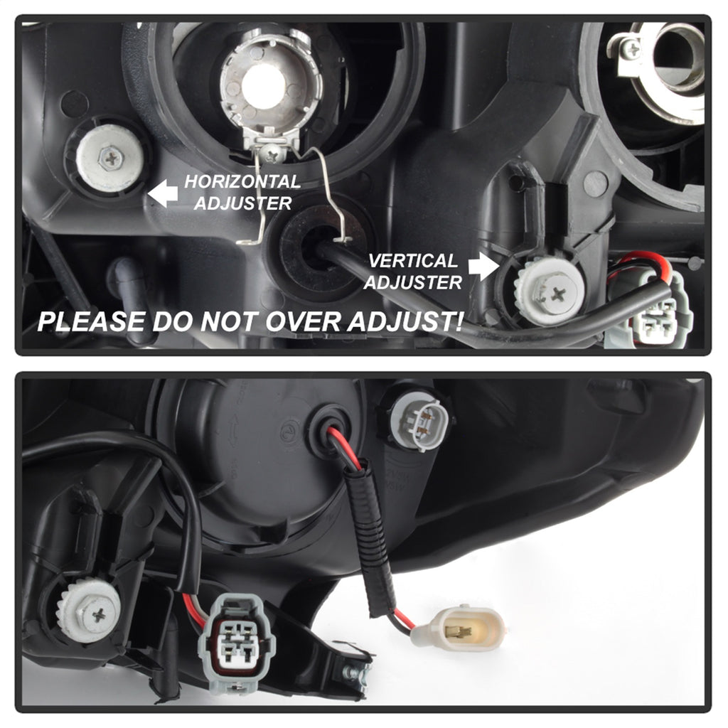 Spyder Auto 9039256 XTune DRL Light Bar Projector Headlights Fits 16-18 Tacoma