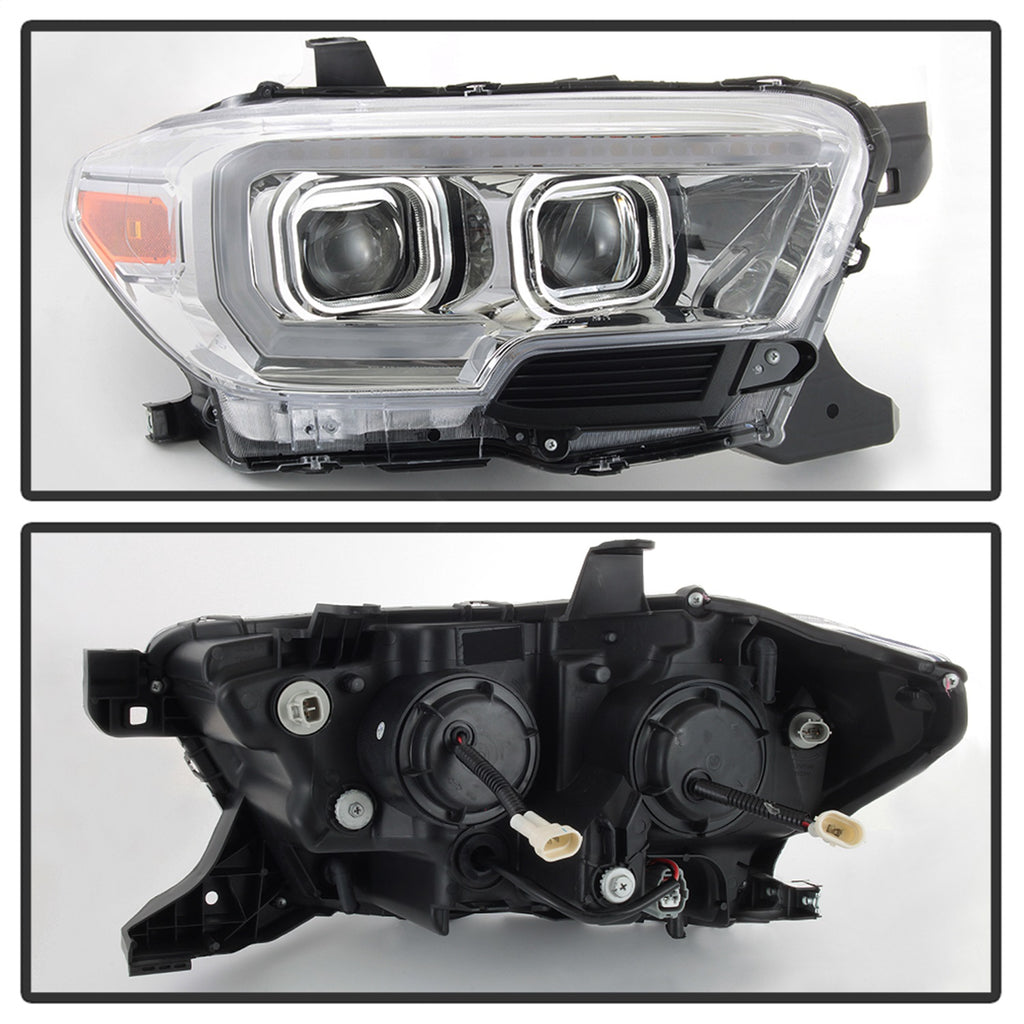 Spyder Auto 9039263 XTune DRL Light Bar Projector Headlights Fits 16-18 Tacoma