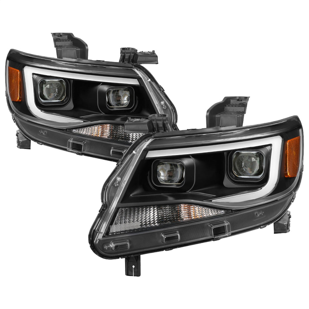Spyder Auto 9039287 XTune DRL Light Bar Projector Headlights Fits 15-17 Colorado