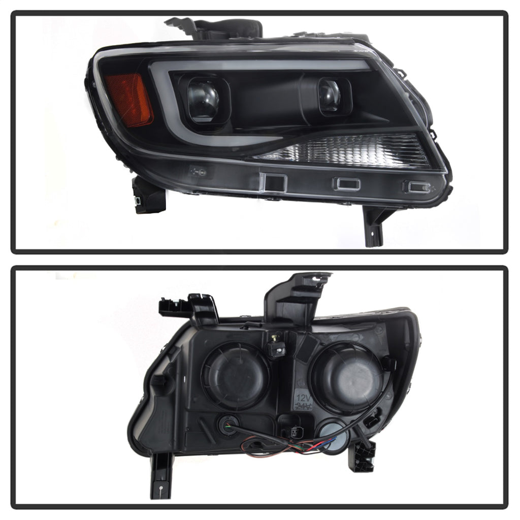Spyder Auto 9039287 XTune DRL Light Bar Projector Headlights Fits 15-17 Colorado