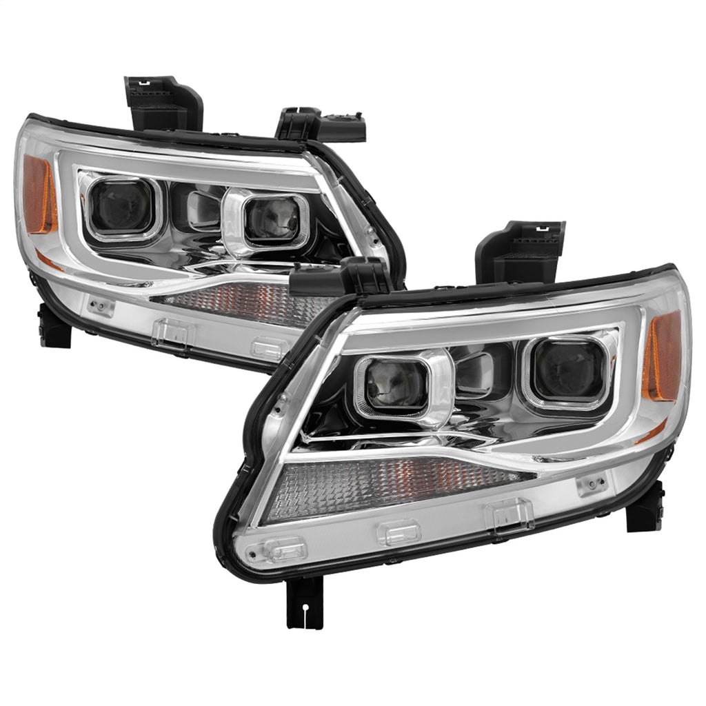 Spyder Auto 9039294 XTune DRL Light Bar Projector Headlights Fits 15-17 Colorado