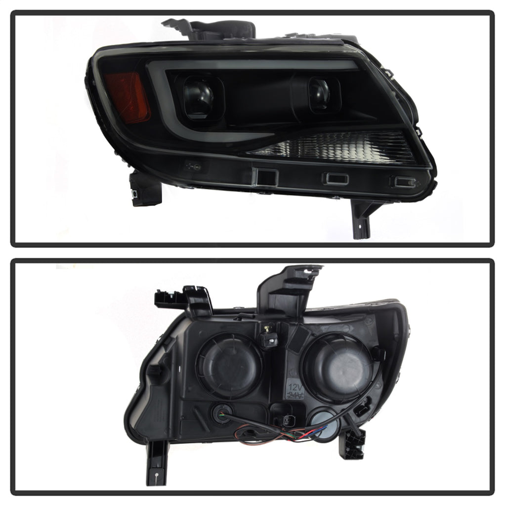 Spyder Auto 9039300 XTune DRL Light Bar Projector Headlights Fits 15-17 Colorado