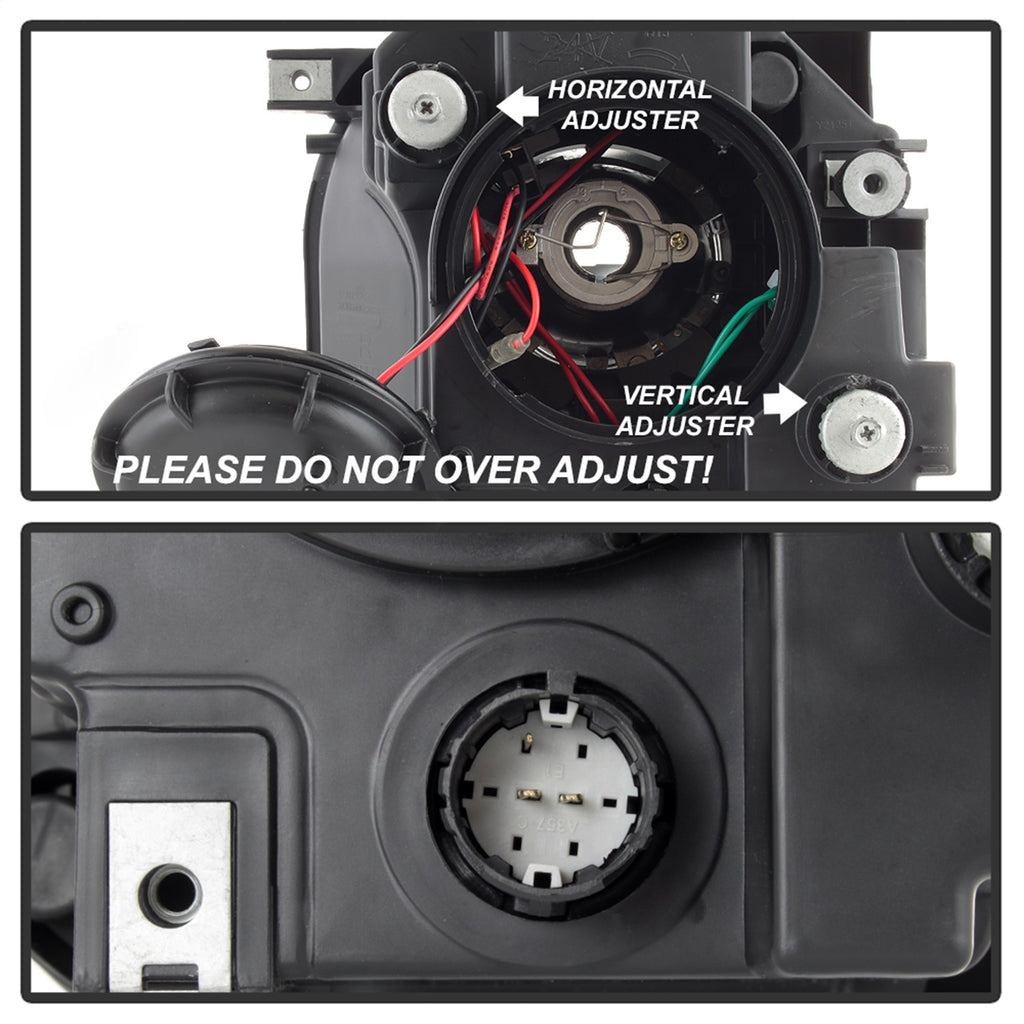 Spyder Auto 9039737 XTune DRL Light Bar Projector Headlights Fits 15-17 Renegade