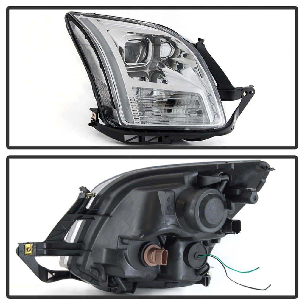 Spyder Auto 9042126 Light Bar DRL Projector Headlights Fits 06-09 Fusion