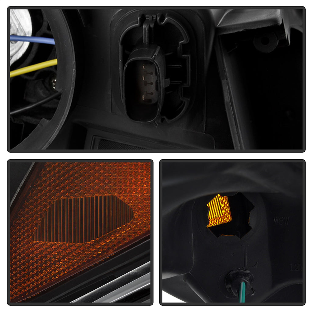 Spyder Auto 9042904 LED Light Bar Projector Headlights Fits 13-16 Escape