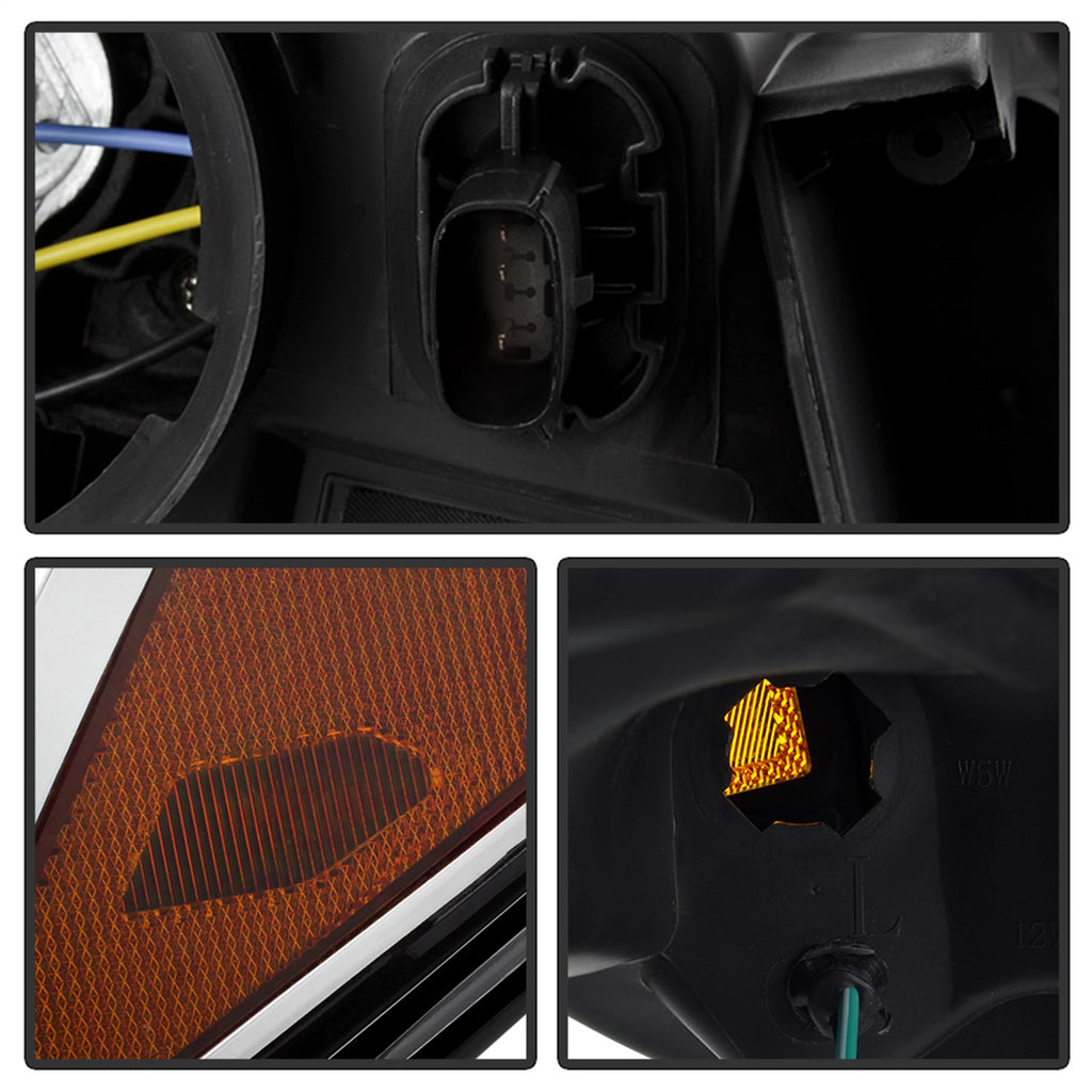 Spyder Auto 9042928 LED Light Bar Projector Headlights Fits 13-16 Escape