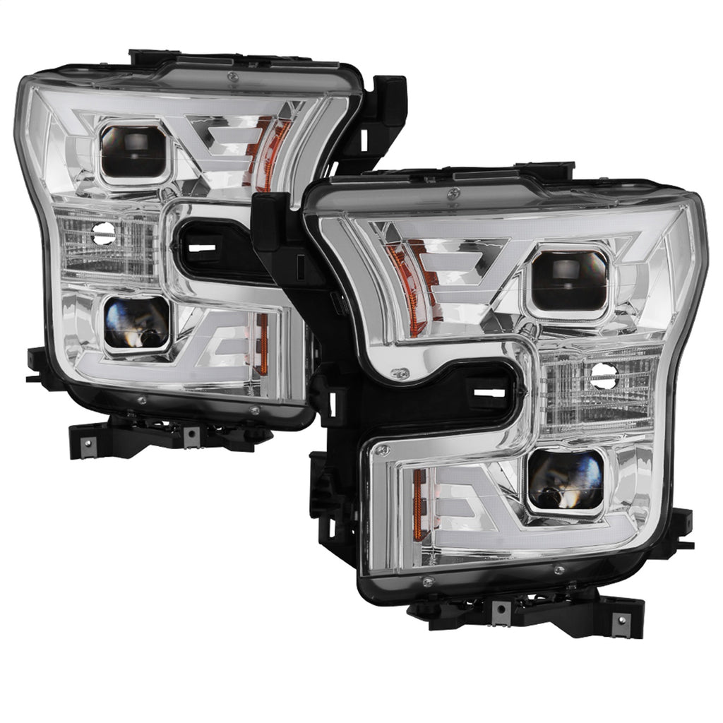Spyder Auto 9042959 DRL LED Light Bar Projector Headlights Fits 15-17 F-150