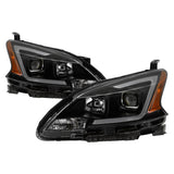 Spyder Auto 9042973 DRL LED Light Bar Projector Headlights Fits 13-15 Sentra