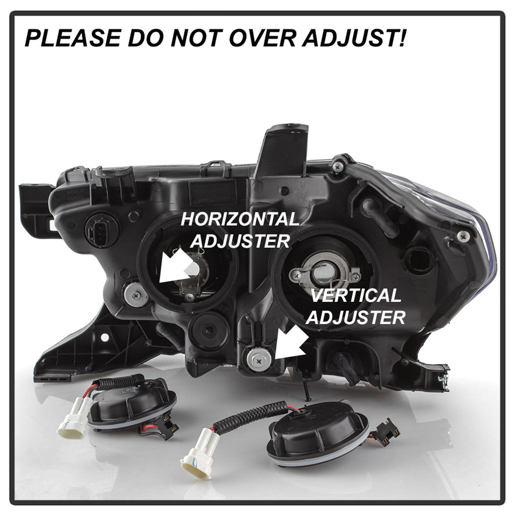 Spyder Auto 9043017 DRL Light Bar Projector Headlights Fits 16-18 Tacoma