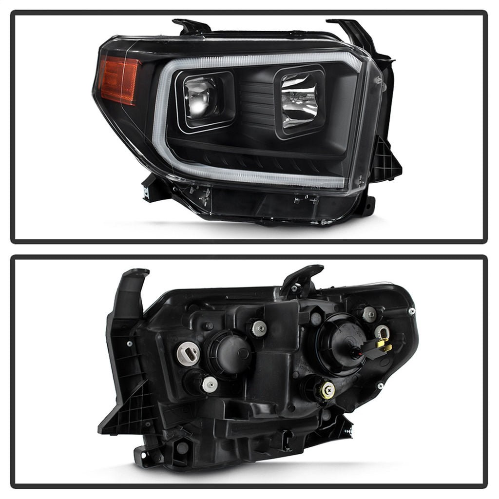 Spyder Auto 9043024 DRL LED Light Bar Projector Headlights Fits 14-18 Tundra