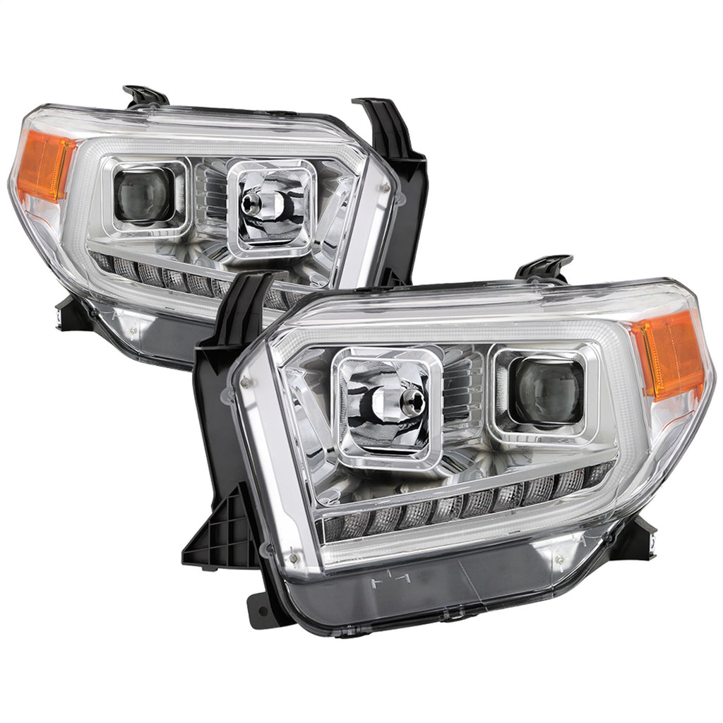 Spyder Auto 9043048 DRL LED Light Bar Projector Headlights Fits 14-18 Tundra