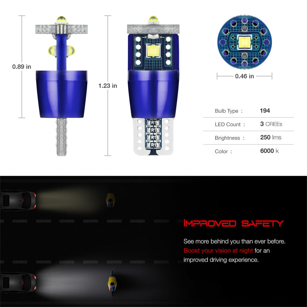 Spyder Auto 9044847 XTune CREE Chip Machine-Soldered Bulb