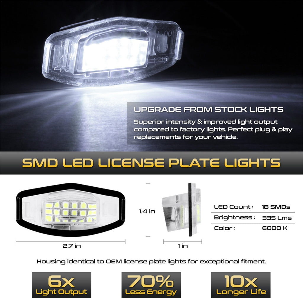 Spyder Auto 9044991 XTune License Plate Bulb Assembly Replacement