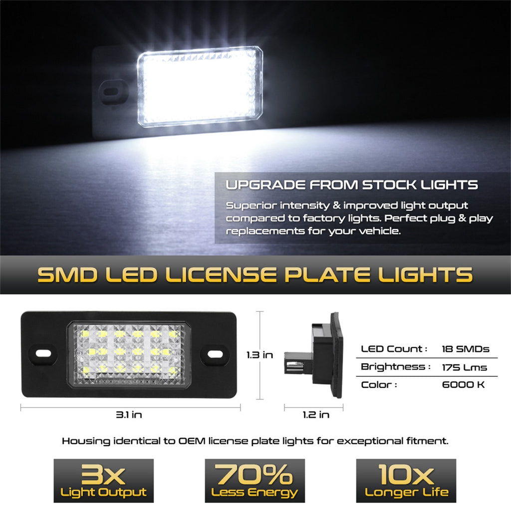 Spyder Auto 9045035 XTune License Plate Bulb Assembly Replacement