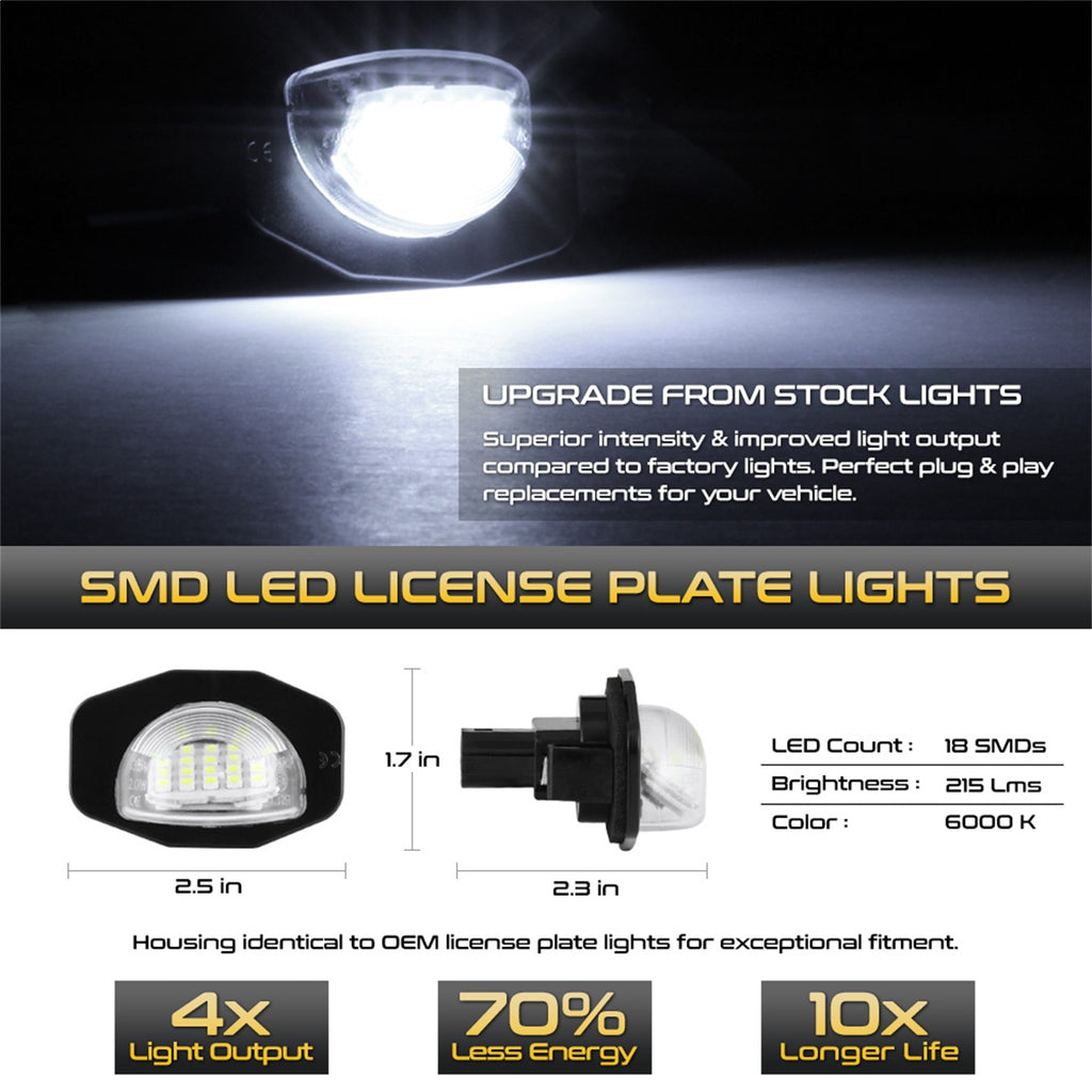 Spyder Auto 9045042 XTune License Plate Bulb Assembly Replacement