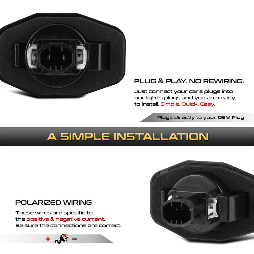 Spyder Auto 9045042 XTune License Plate Bulb Assembly Replacement