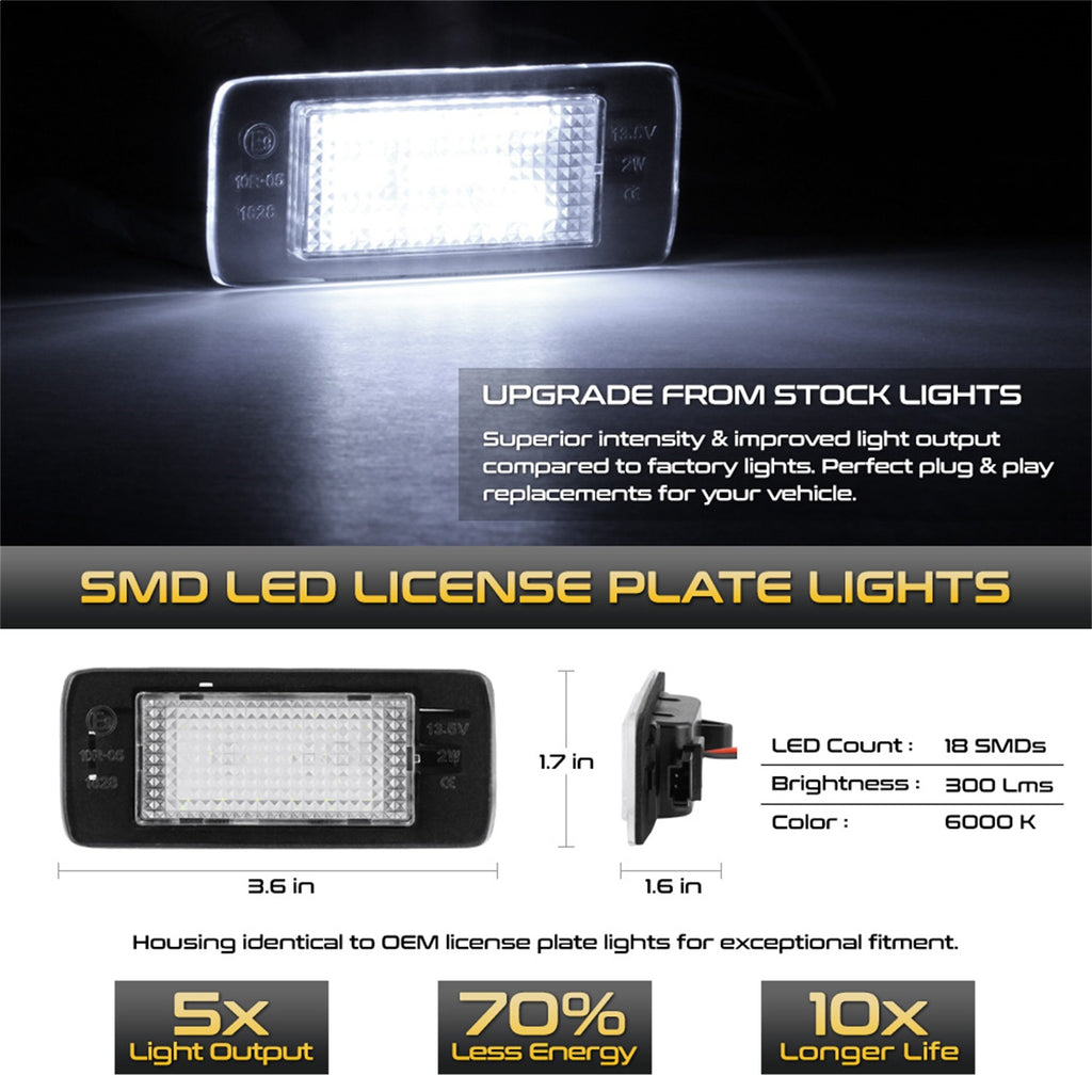 Spyder Auto 9045103 XTune License Plate Bulb Assembly Replacement