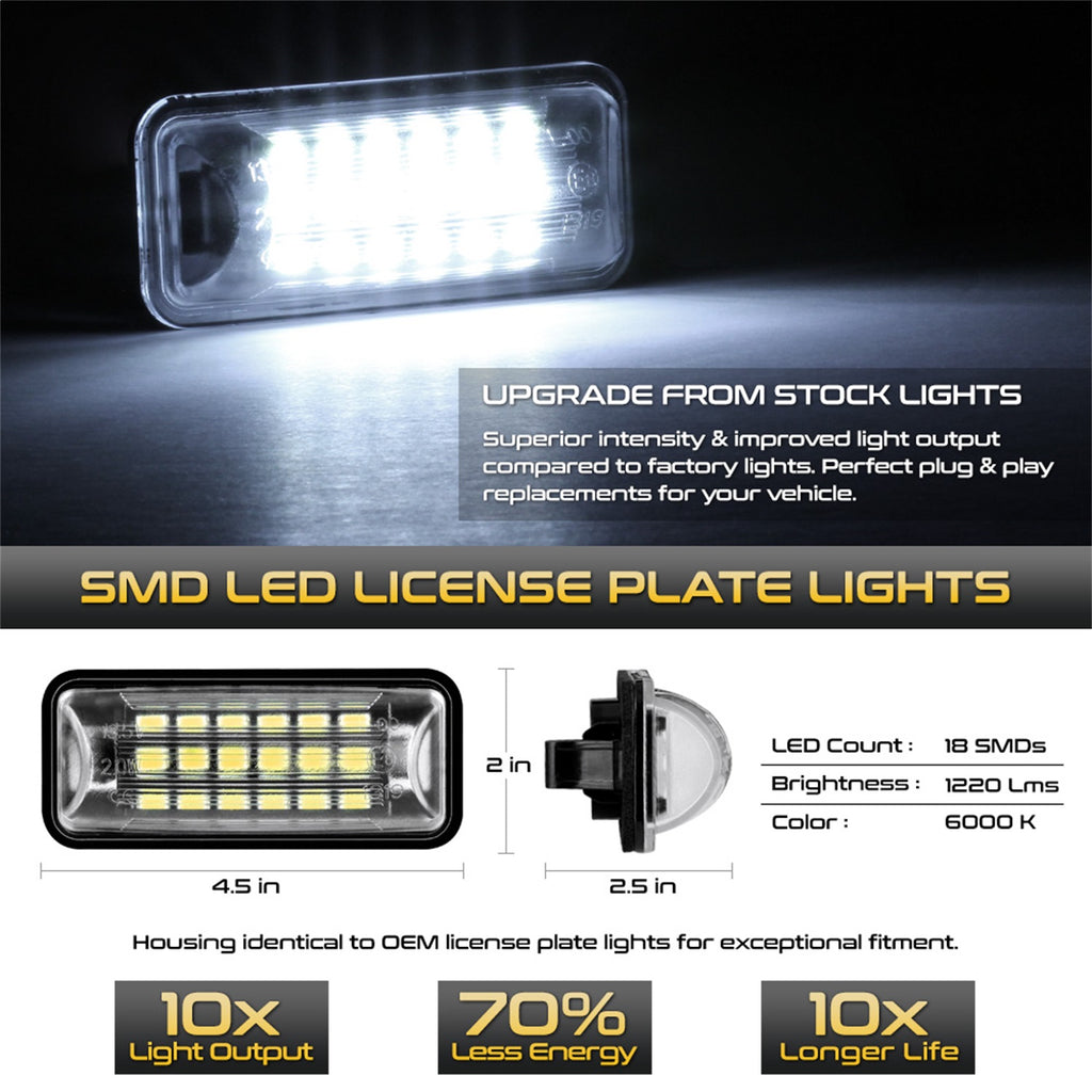Spyder Auto 9045127 XTune License Plate Bulb Assembly Replacement