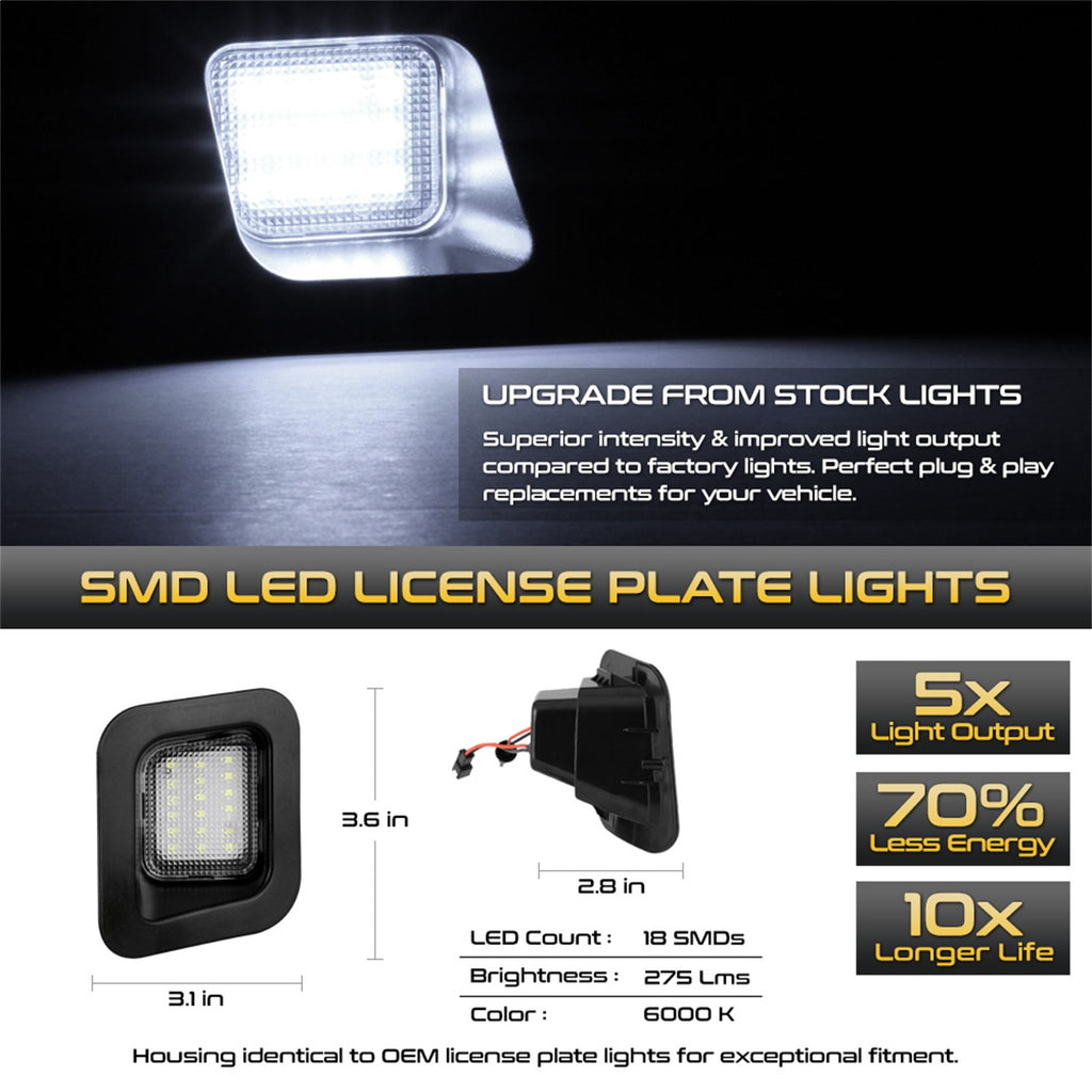 Spyder Auto 9045134 XTune License Plate Bulb Assembly Replacement