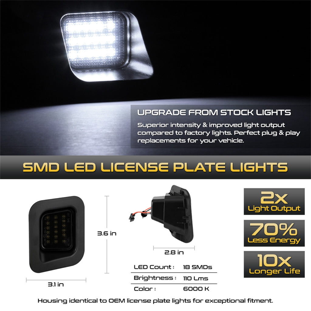 Spyder Auto 9045141 XTune License Plate Bulb Assembly Replacement