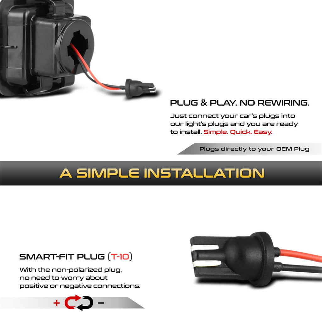 Spyder Auto 9045158 XTune License Plate Bulb Assembly Replacement Fits F-150