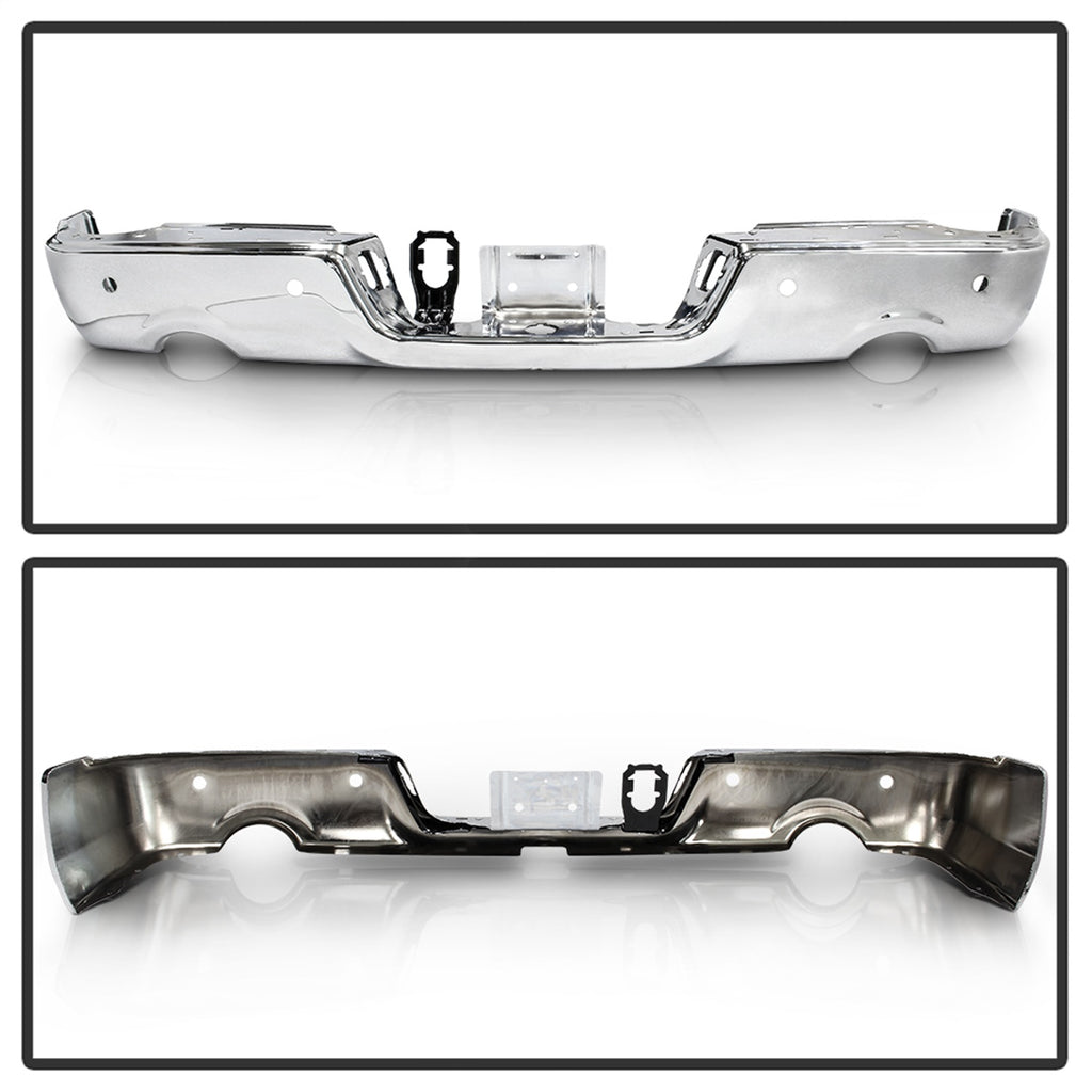 Spyder Auto 9046940 Steel Rear Bumper Fits 09-18 1500 Ram 1500