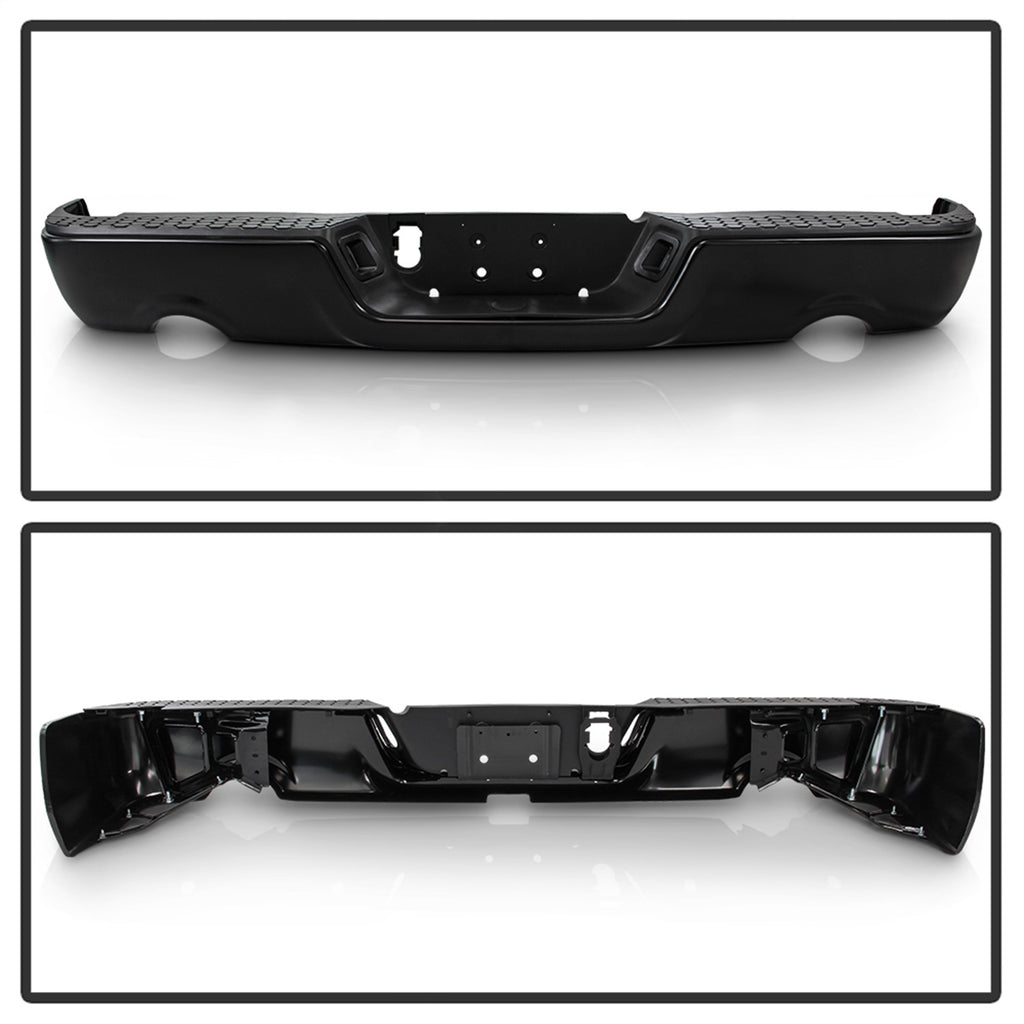 Spyder Auto 9046971 Steel Rear Bumper Fits 09-18 1500 Ram 1500
