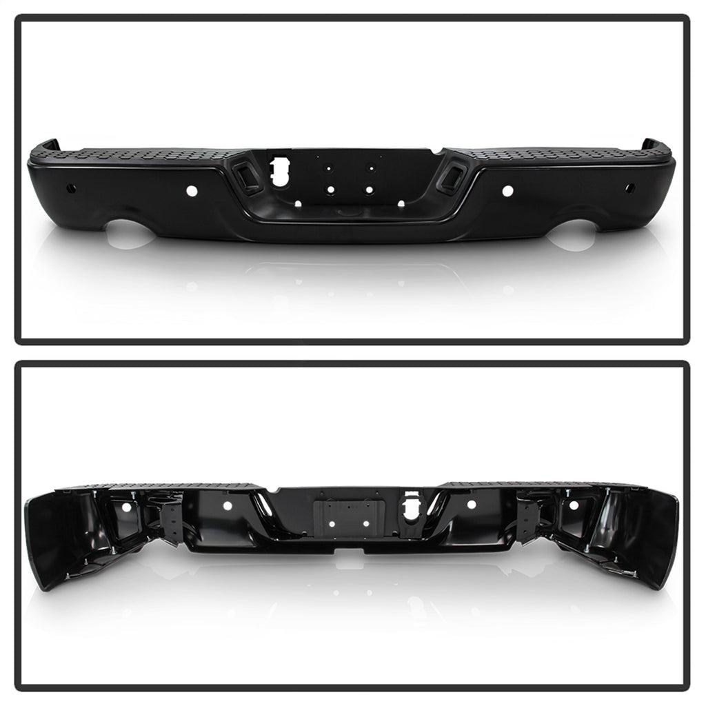 Spyder Auto 9046995 Steel Rear Bumper Fits 09-18 1500 Ram 1500