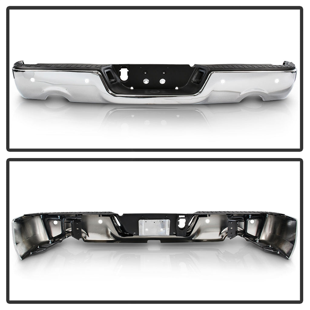 Spyder Auto 9047008 Steel Rear Bumper Fits 09-18 1500 Ram 1500