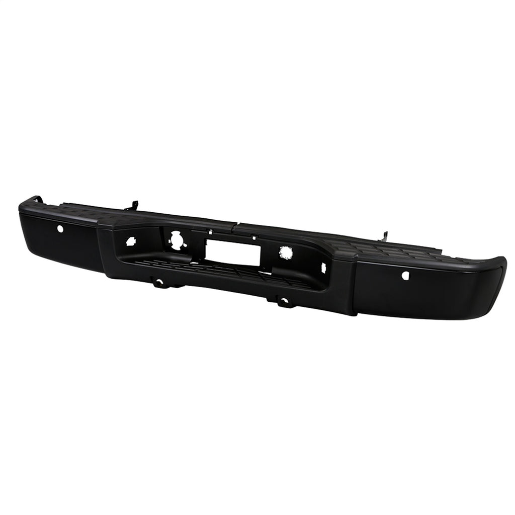 Spyder Auto 9047091 Steel Rear Bumper Fits 07-13 Sierra 1500 Silverado 1500