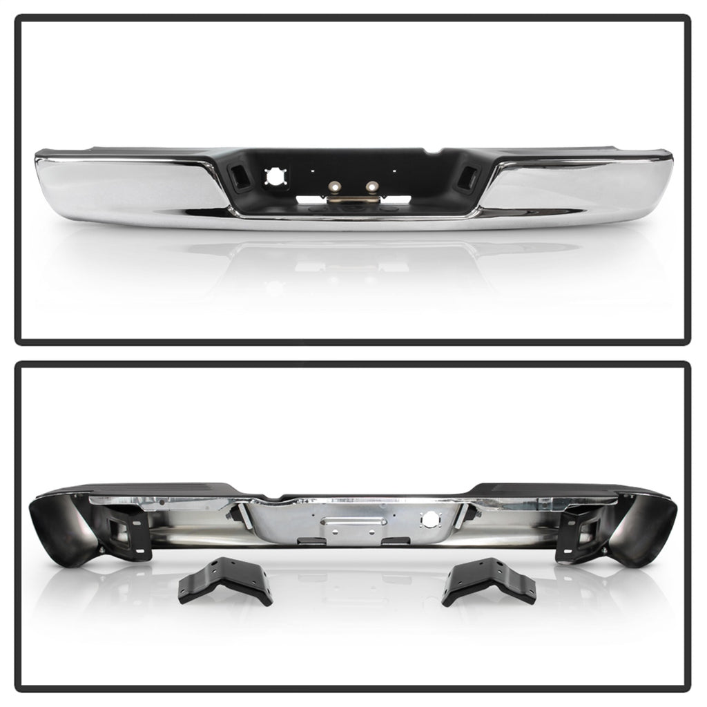 Spyder Auto 9047367 Steel Rear Bumper Fits 02-09 Ram 1500 Ram 2500 Ram 3500