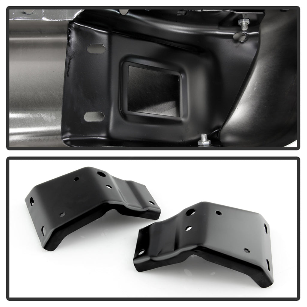 Spyder Auto 9047367 Steel Rear Bumper Fits 02-09 Ram 1500 Ram 2500 Ram 3500
