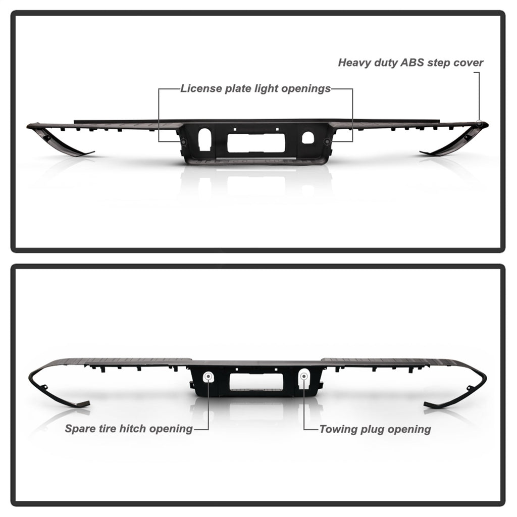 Spyder Auto 9048777 Rear Bumper Step Pad Fits 14-18 Sierra 1500 Silverado 1500