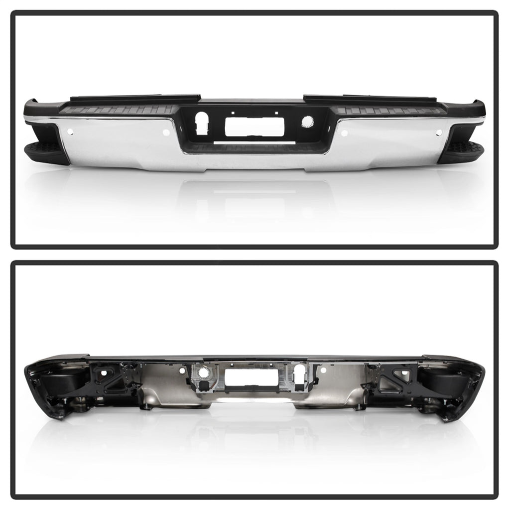 Spyder Auto 9048814 Rear Steel Bumper