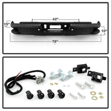 Load image into Gallery viewer, Spyder Auto 9048883 Rear Steel Bumper Fits 14-18 Sierra 1500 Silverado 1500