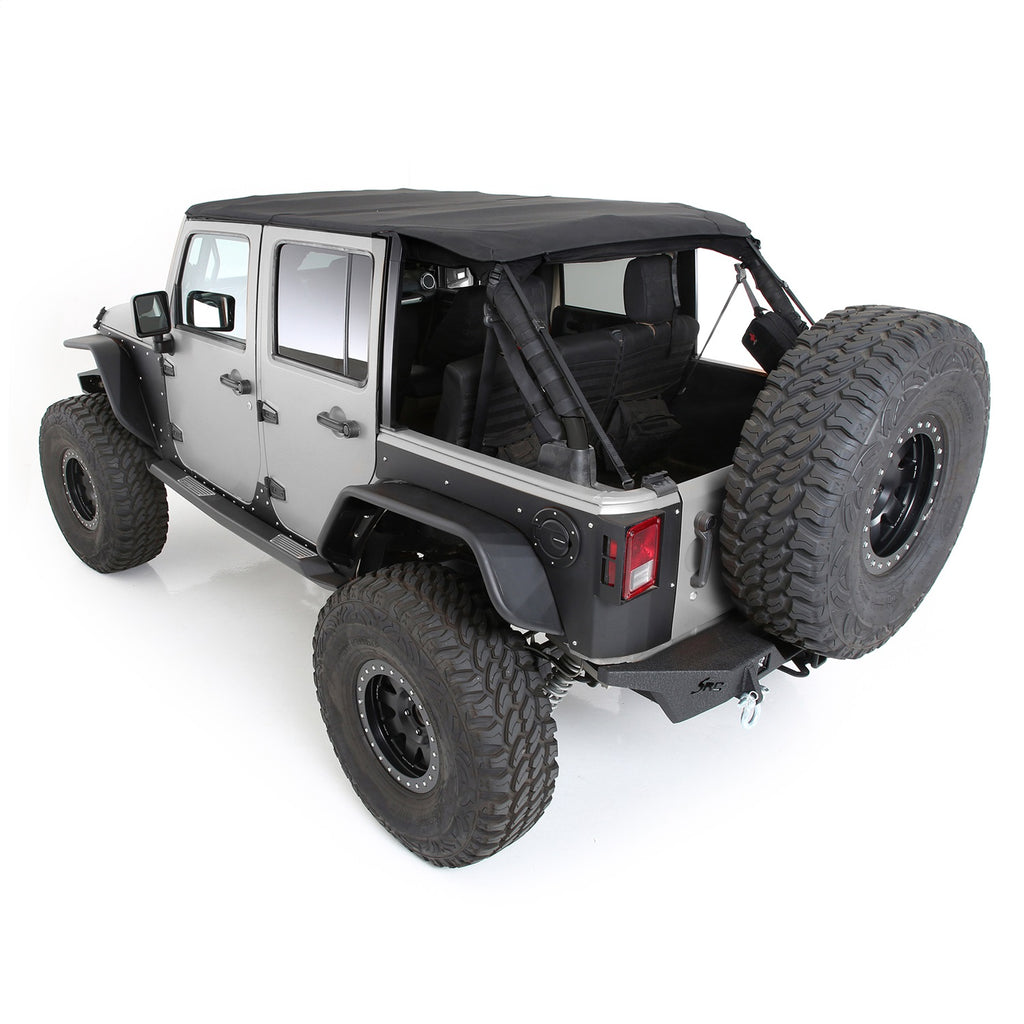 Smittybilt 9083135K Bowless Combo Top w/Tinted Windows Fits 07-18 Wrangler (JK)